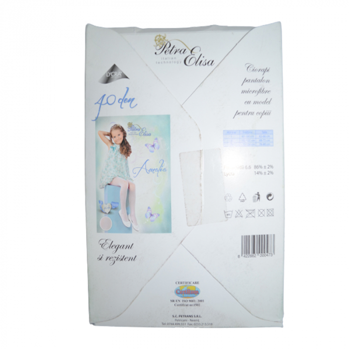 Dres 40 DEN pentru fete Petra-Elisa Amalia 000473, Roz [5]