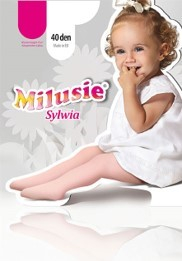Dres 40 DEN pentru fete Milusie Princessa B1224-R, Roz [4]