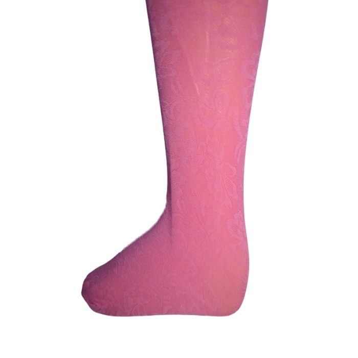 Dres 40 DEN pentru fete Petra-Elisa Ioana 000466, Fucsia [3]
