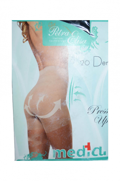 Dres dama modelator 20 DEN Medica Press Up Petra Elisa 000527, Negru [4]