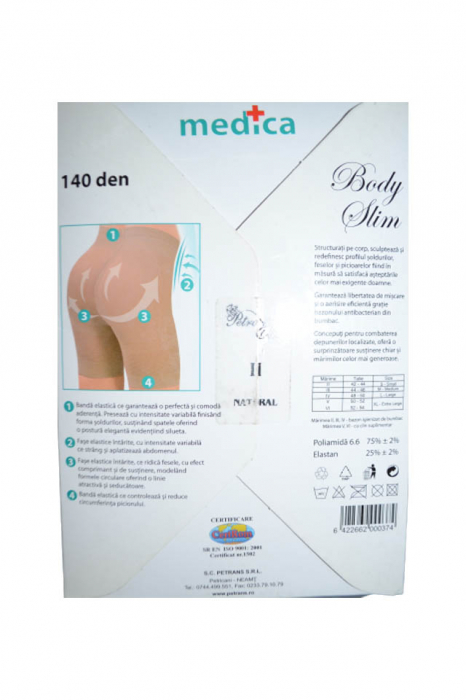 Dres dama modelator 140 DEN Medica Body Slim Petra Elisa 000374, Bej [6]
