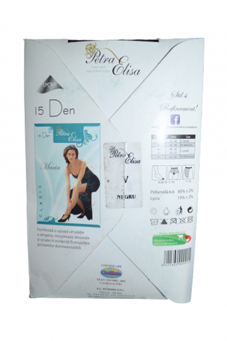 Dres dama 15 DEN Maria Petra Elisa 000015N, Negru [5]