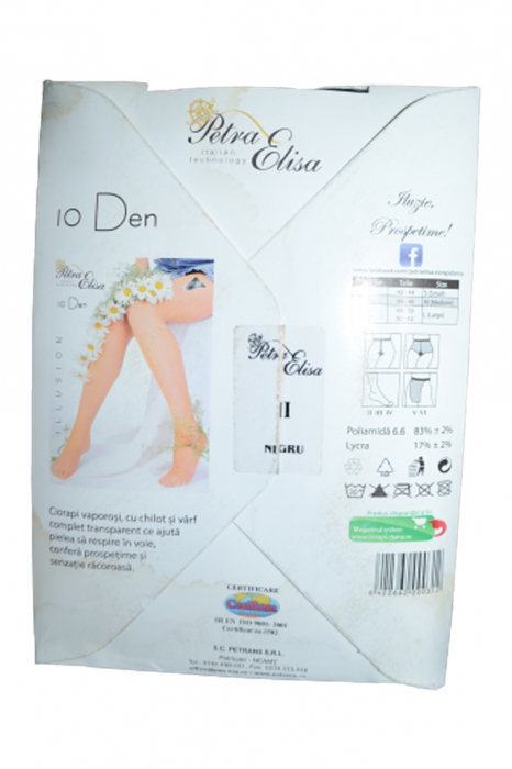 Dres dama 10 DEN Illusion Petra Elisa 0000312, Negru [4]
