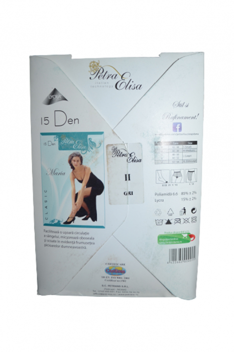 Dres dama 15 DEN Maria Petra Elisa 000015G, Gri [5]