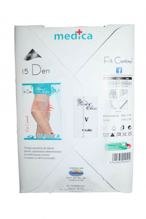 Dres dama modelator 15 DEN Medica Fit Control Petra Elisa 000404, Negru [5]