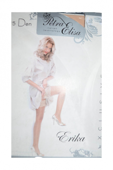 Dres dama cu autosustinere 15 DEN Exclusive Erika Petra Elisa 000299-B, Bej [4]