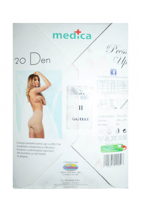 Dres dama modelator 20 DEN Medica Press Up Petra Elisa 000527-B, Bej [6]