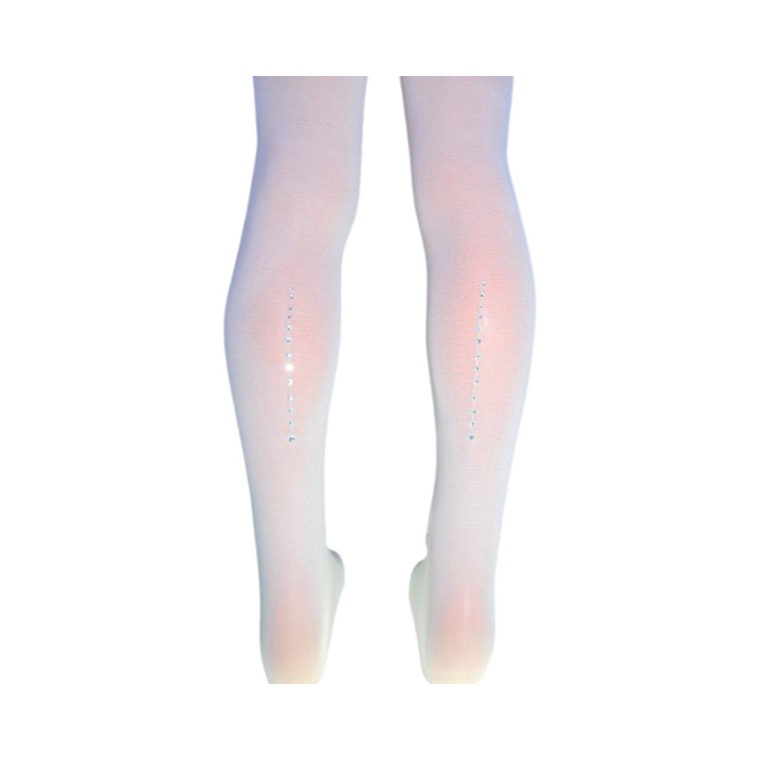 Dres decorat cu ștrasuri, pentru fete, Milusie A092A2-104, Alb [4]