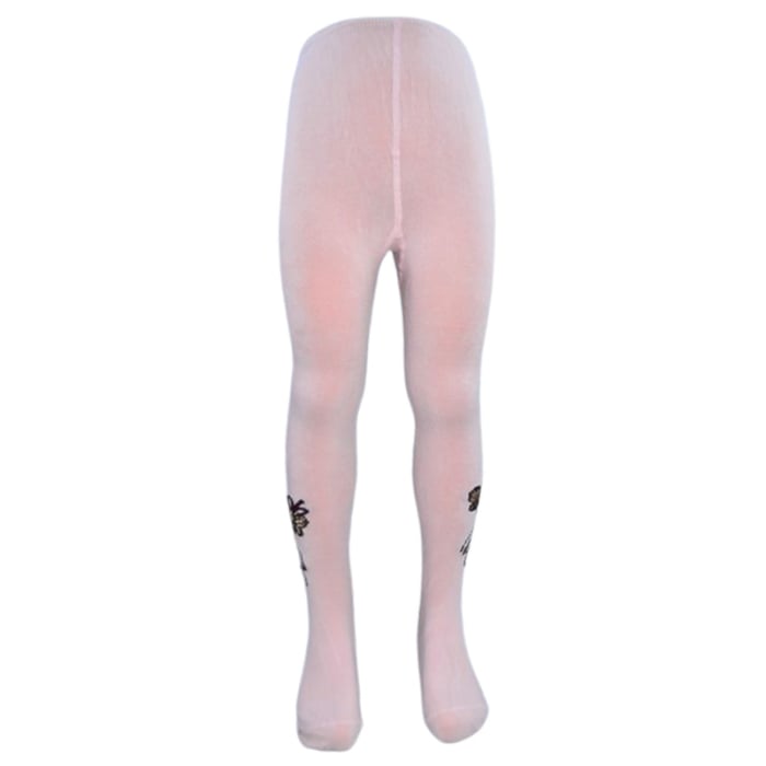 Dres din bumbac, cu model, pentru fete Milusie B1221R2-104, Roz [1]