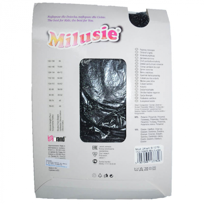 Dres pentru fete Milusie B-1270A-116-122-cm, Albastru [5]