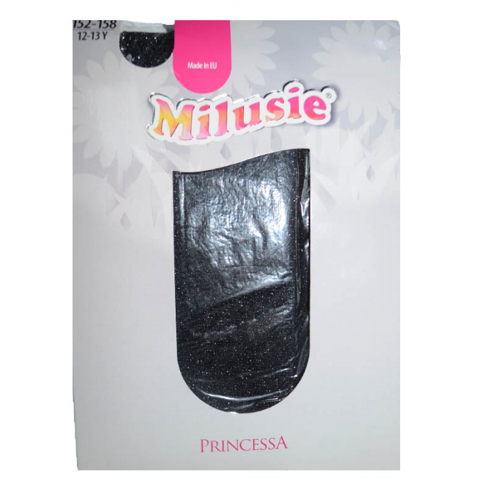 Dres pentru fete Milusie B-1270N-116-122-cm, Negru [5]