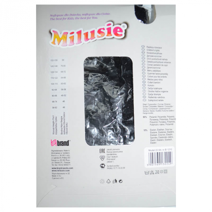 Dres pentru fete Milusie Princessa 2610-N, Negru [6]