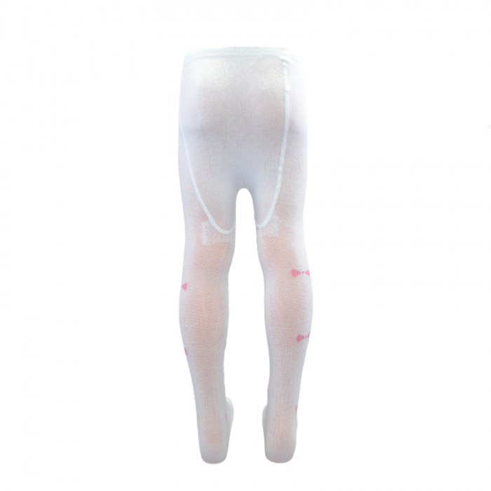 Dres din bumbac, pentru fete Milusie Princessa B1263R-86-cm, Alb [2]