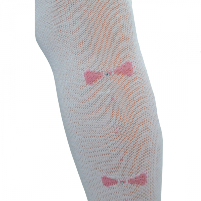 Dres din bumbac, pentru fete Milusie Princessa B1263R-86-cm, Alb [4]