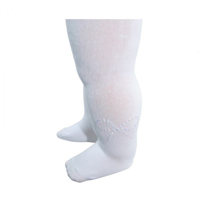 Dres din bumbac, pentru fete Princessa Milusie B1263-A3, Alb-56-62 [4]