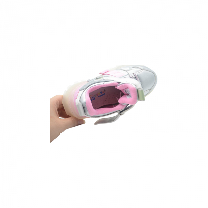 Pantofi sport pentru fete Bessky B724-4B-27, Gri [3]