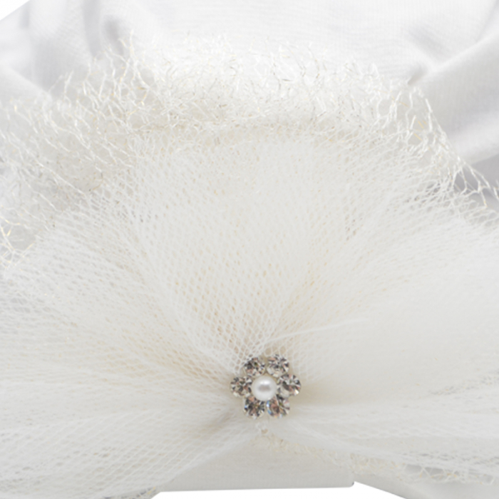 Turban pentru fete Mic Pitic T123-38, Alb [2]