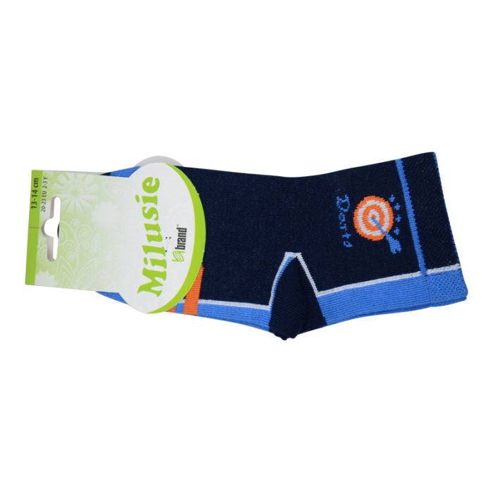 Sosete pentru baieti Milusie 2232ML-28-31, Bleumarin [2]