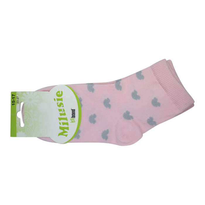 Sosete pentru fete Milusie 2220RZ1-20-23, Roz [2]