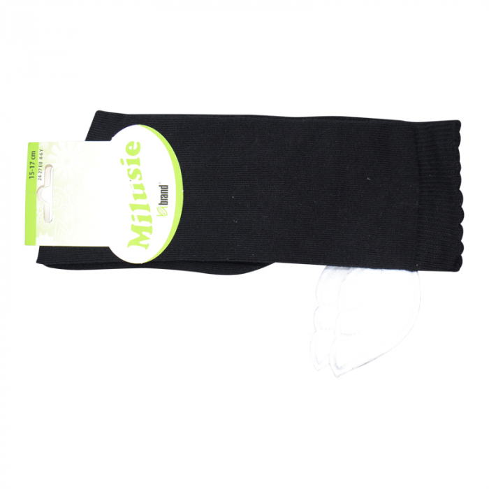 Sosete lungi pentru fete Milusie 5121N-28-31-482, Negru [3]