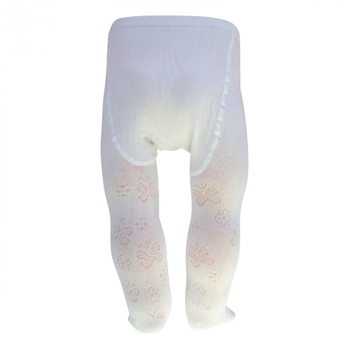 Dres din bumbac, pentru fete Milusie 1258-AA-80-86, Alb,80 [2]