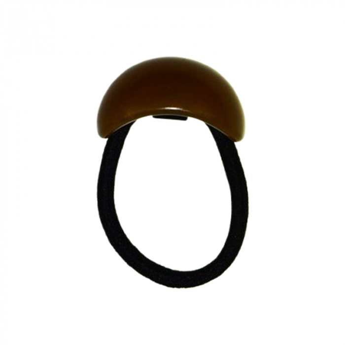 Elastic de par, cu element decorativ, pentru fete, Mini Junior ELS-MJ0204, Maro [1]