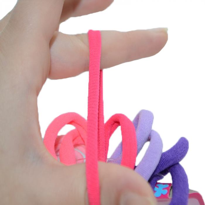 Elastic de par pentru fete Mini Junior ELA17, Multicolor [2]