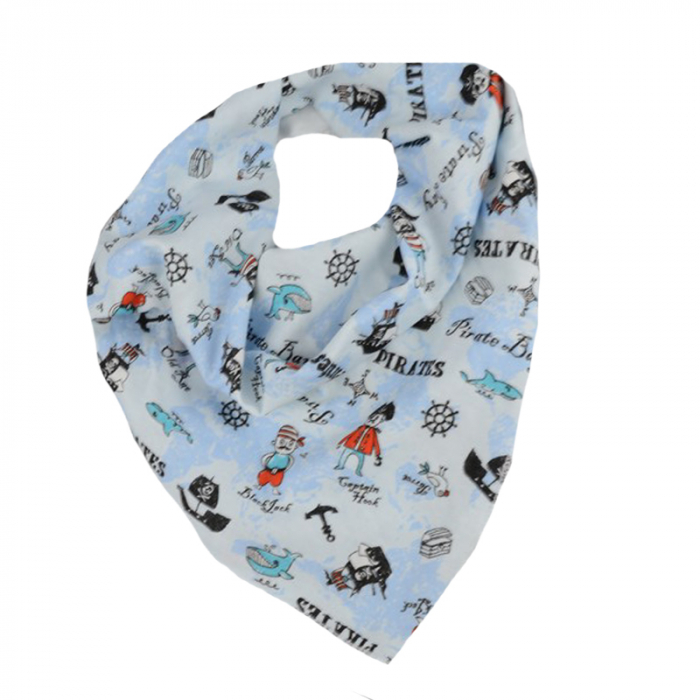 Esarfa pentru baieti Mini Junior CL-37-50-x-50-cm, Albastru [1]