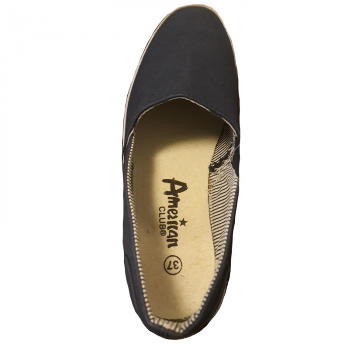 Tenisi din panza pentru baieti American Club LH162223-B-36, Bleumarin [5]