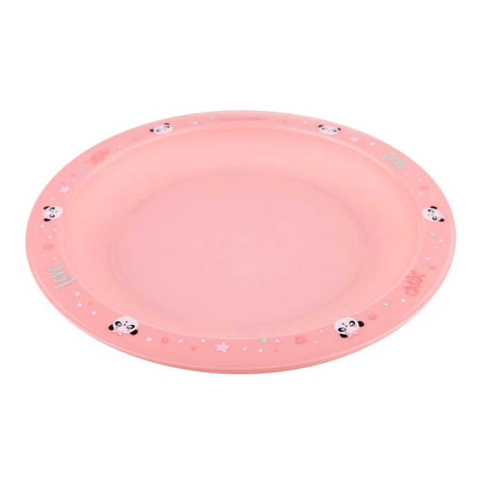 Set 2 farfurii pentru fete Canpol babies 56/523SKZRZ, Roz [3]