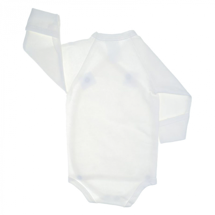 Body cu maneca lunga pentru copii Happy CA52427-Z2-56, Crem [2]