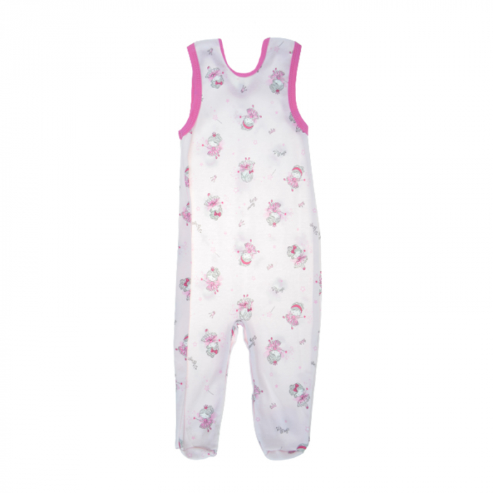 Salopeta fara maneci pentru fete Koala Bobas Fashion 1812R-80, Roz [2]