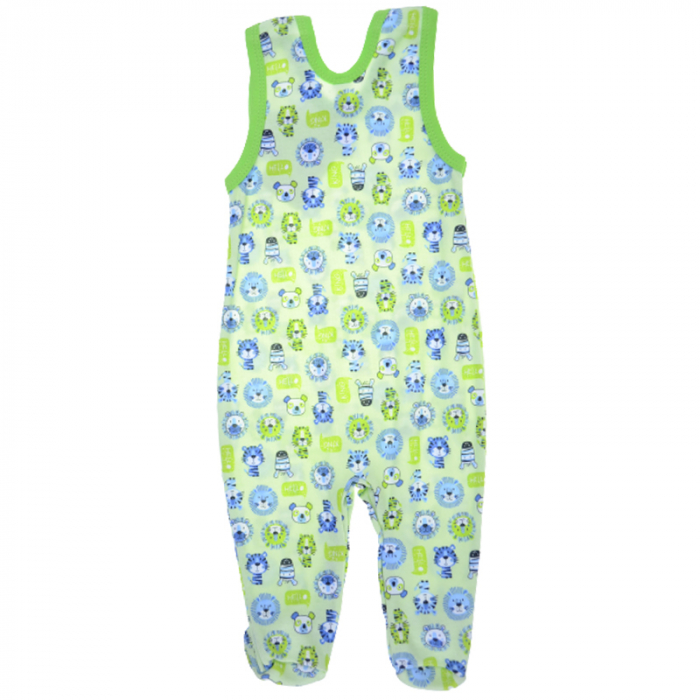 Salopeta fara maneci pentru baieti Koala Bobas Fashion 1810V-80, Verde [2]