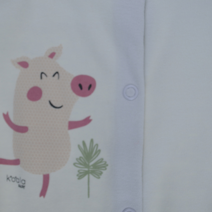 Salopeta cu maneca lunga pentru baieti Koala Farma 08-165G-62, Gri [3]