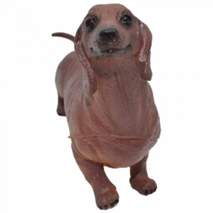 Figurina caine Teckel 20 cm Mini Junior 060623-7, Maro [2]