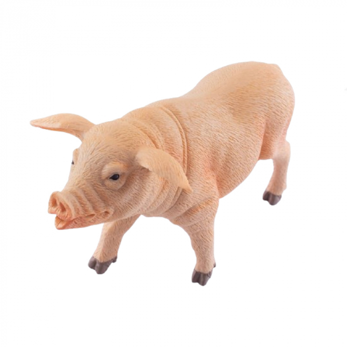 Figurina porc 18 x 9 cm Midex D34669P, Roz [1]