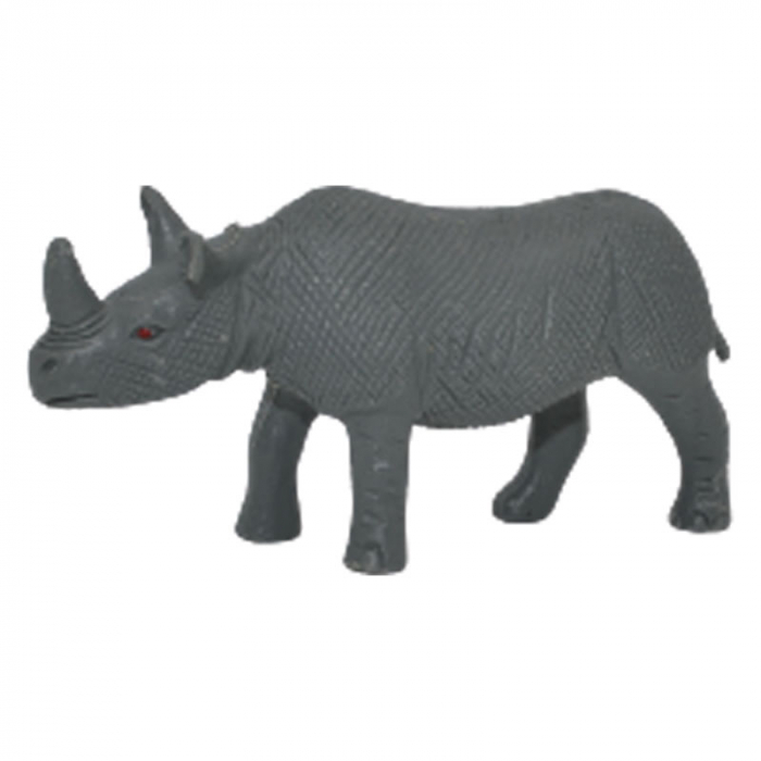 Figurina Rinocer 8 cm Mini Junior F070923-31, Gri [1]