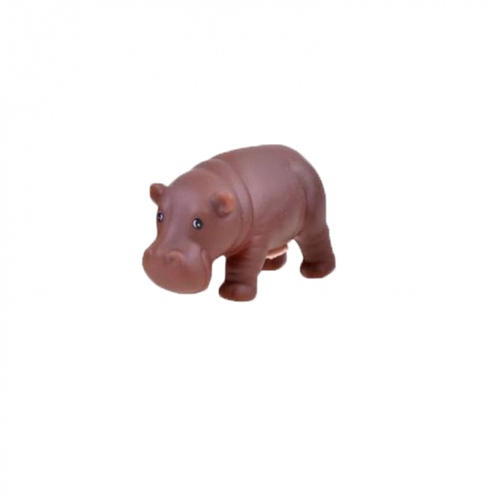 Figurina Hipopotam de jucarie pentru baie Mini Junior 8306-2, Maro [1]
