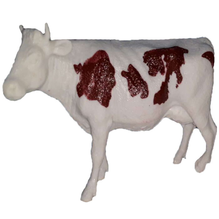 Figurina vaca 12 cm OEM DY1005AM, Alb [1]