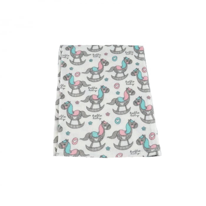 Scutec din finet reutilizabil 80 x 60 cm pentru bebelusi Mini Junior FCB1-G, Multicolor [1]