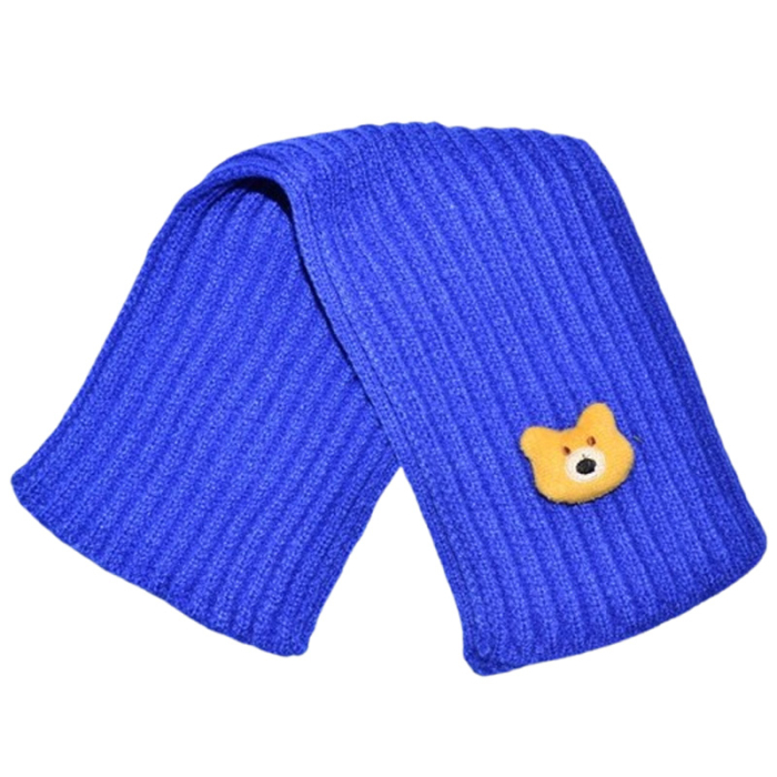 Fular pufos, pentru baieti, Mini Junior F1711A5, Albastru [1]