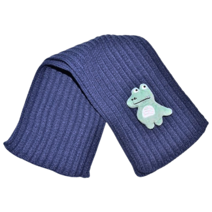 Fular pufos, pentru baieti, Mini Junior F1711B, Bleumarin [1]