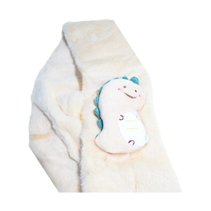 Fular pufos, pentru fete, Mini Junior F1711C, Crem [2]