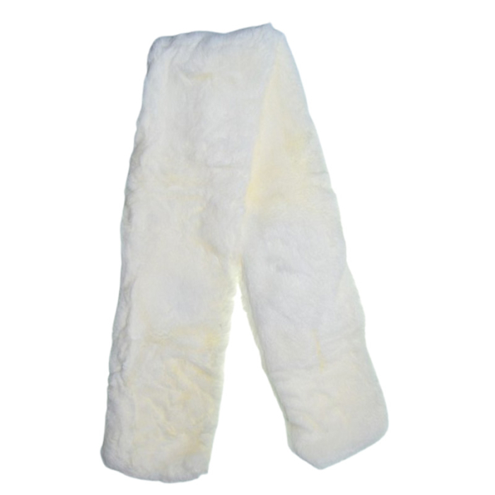 Fular pufos, pentru fete, Mini Junior F1711C, Crem [3]