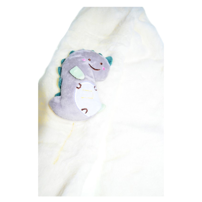 Fular pufos, pentru baieti, Mini Junior F1711A2, Alb [4]