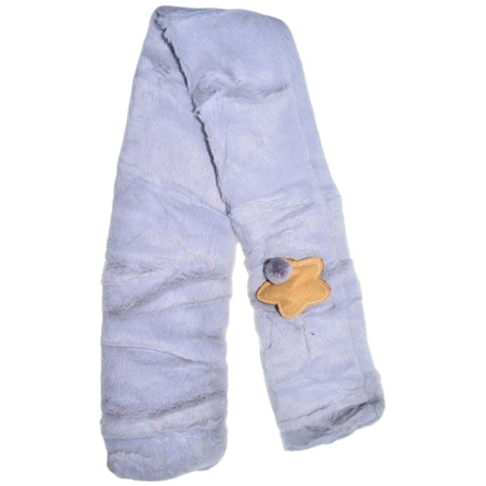 Fular pufos, pentru baieti, Mini Junior F1711G, Gri [2]