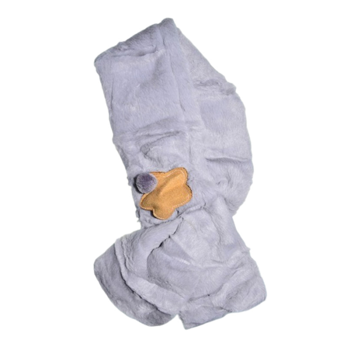 Fular pufos, pentru baieti, Mini Junior F1711G, Gri [1]