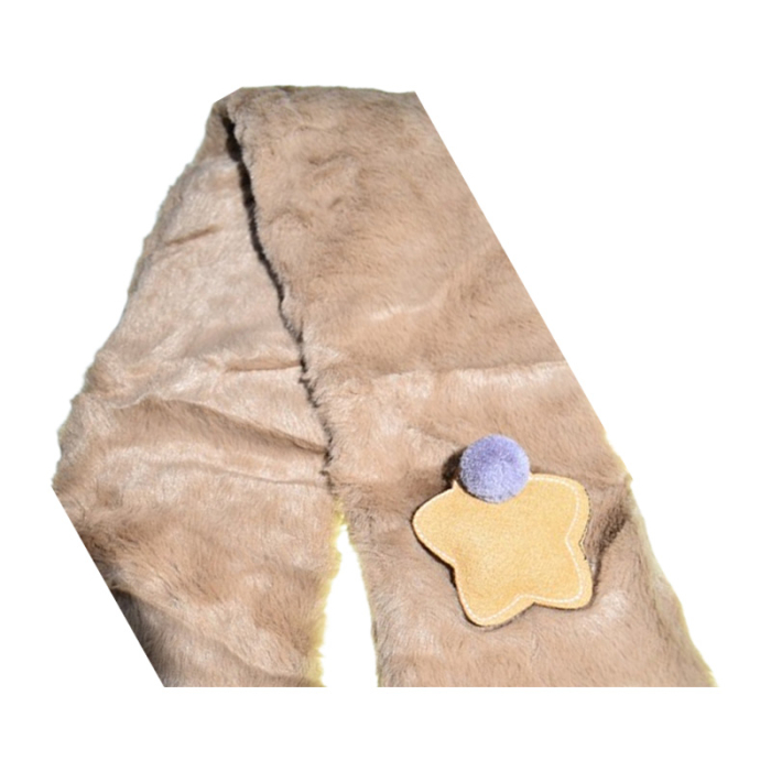 Fular pufos, pentru baieti, Mini Junior F1711M2, Maro [3]