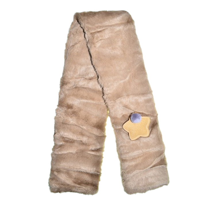 Fular pufos, pentru baieti, Mini Junior F1711M2, Maro [2]