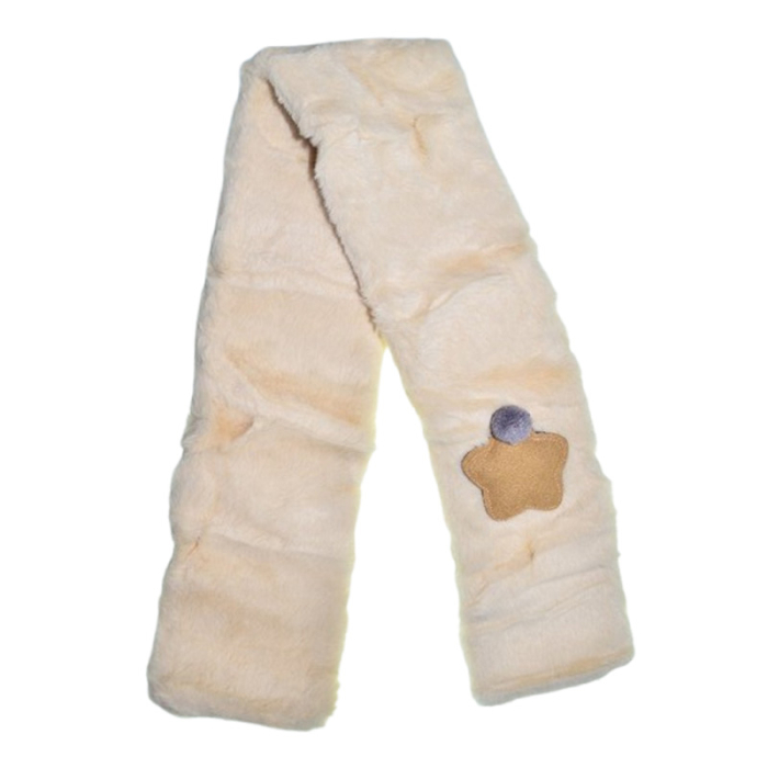 Fular pufos, pentru baieti, Mini Junior F1711C3, Crem [2]